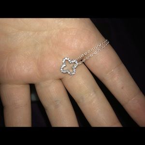 Argent Sterling Silver Clover Necklace